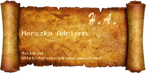 Herczka Adrienn névjegykártya